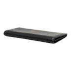 Loewe Anagram Linen Wallet Black Leather