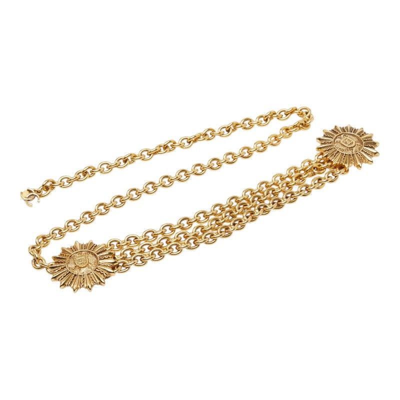 Chanel CC Logo Chain Belt Gold Plated