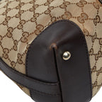 Gucci GG Canvas Sherry Line 2-Way Shoulder Bag Beige Brown
