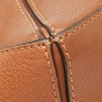 Loewe Anagram Puzzle Mini 2-Way Shoulder Bag Brown Leather