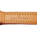 Louis Vuitton Shoulder Strap Beige Gold Leather Plated