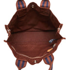 Hermes Fourre Tout PM Tote Bag Brown Canvas