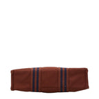 Hermes Fourre Tout PM Tote Bag Brown Canvas
