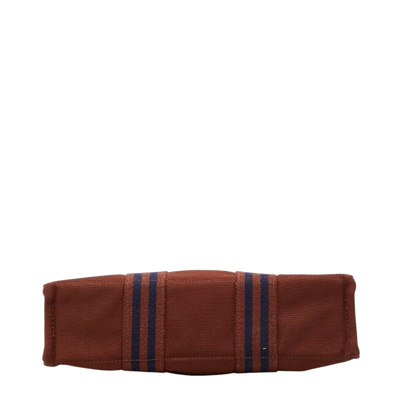Hermes Fourre Tout PM Tote Bag Brown Canvas