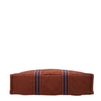 Hermes Full Toe MM Tote Bag Brown Canvas