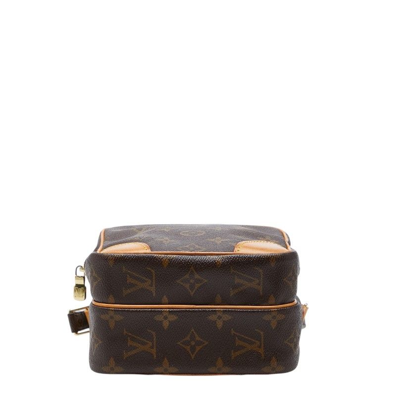 Louis Vuitton Monogram Amazon Crossbody Shoulder Bag Brown Leather