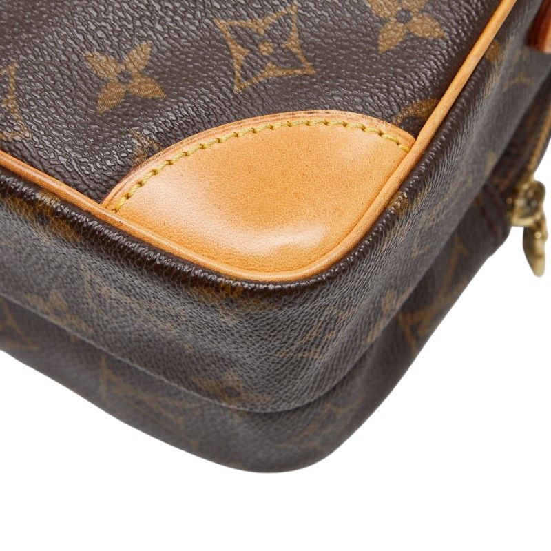 Louis Vuitton Monogram Amazon Crossbody Shoulder Bag Brown Leather