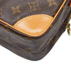 Louis Vuitton Monogram Amazon Crossbody Shoulder Bag Brown Leather