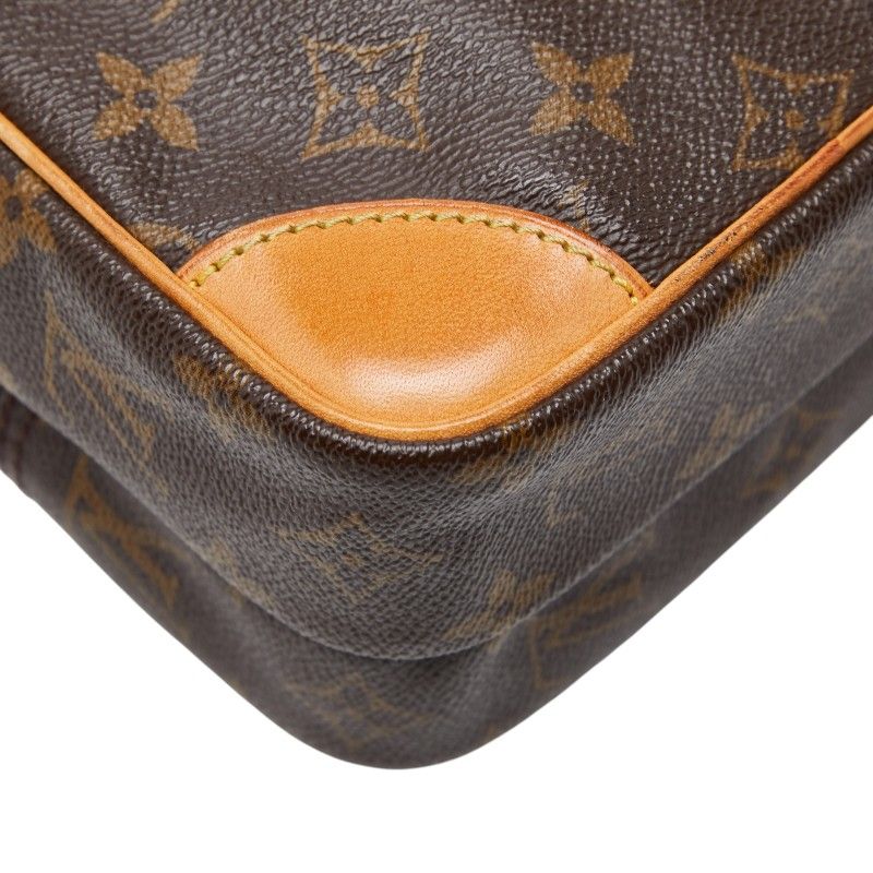 Louis Vuitton Monogram Amazon Crossbody Shoulder Bag Brown Leather