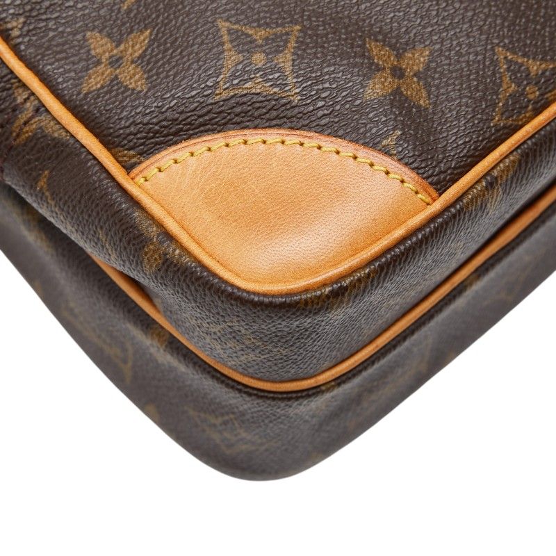 Louis Vuitton Monogram Amazon Crossbody Shoulder Bag Brown Leather