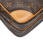 Louis Vuitton Monogram Amazon Crossbody Shoulder Bag Brown Leather