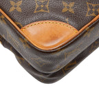 Louis Vuitton Monogram Amazon Crossbody Shoulder Bag Brown Leather