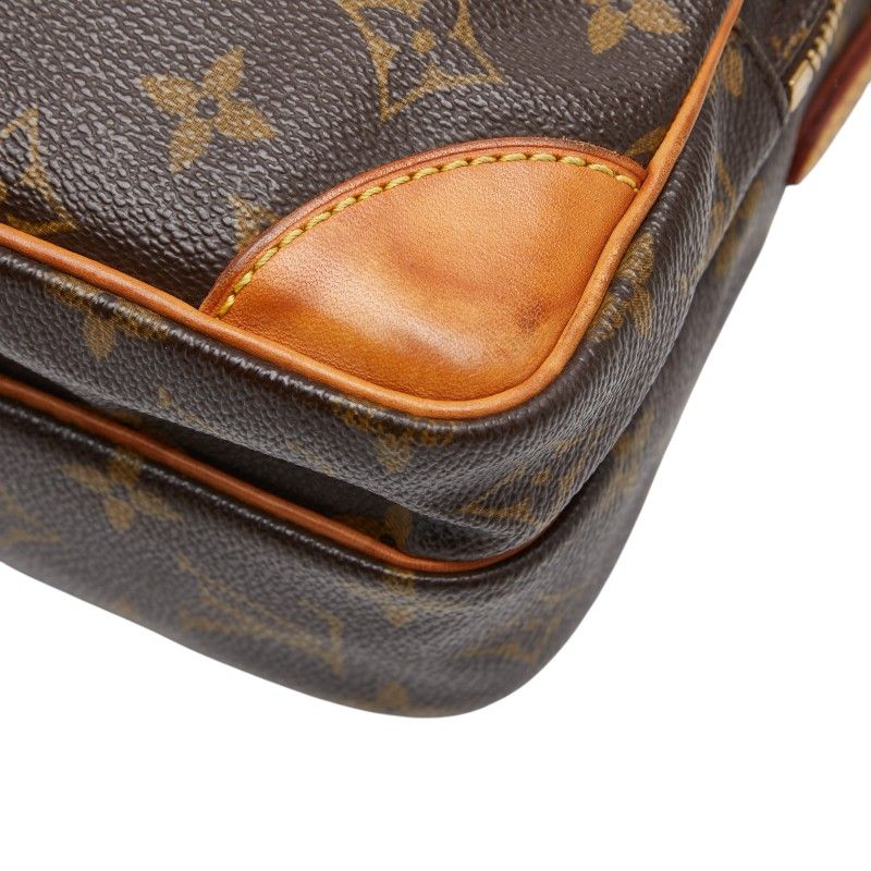 Louis Vuitton Monogram Amazon Crossbody Shoulder Bag Brown Leather
