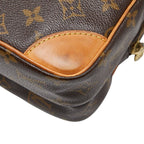 Louis Vuitton Monogram Amazon Crossbody Shoulder Bag Brown Leather