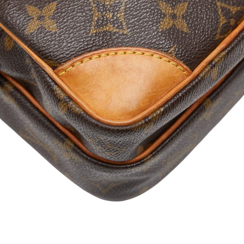 Louis Vuitton Monogram Amazon Crossbody Shoulder Bag Brown Leather