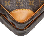 Louis Vuitton Monogram Amazon Crossbody Shoulder Bag Brown Leather