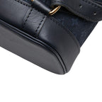Louis Vuitton Monogram Mini Montsouris GM Backpack Navy Canvas Leather