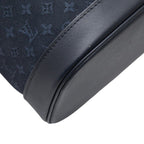 Louis Vuitton Monogram Mini Montsouris GM Backpack Navy Canvas Leather
