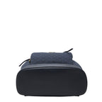Louis Vuitton Monogram Mini Montsouris GM Backpack Navy Canvas Leather