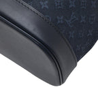 Louis Vuitton Monogram Mini Montsouris GM Backpack Navy Canvas Leather
