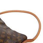 Louis Vuitton Monogram Looping GM Shoulder Bag Brown Leather