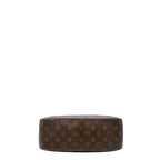Louis Vuitton Monogram Looping GM Shoulder Bag Brown Leather