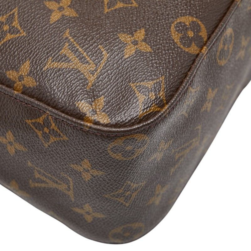 Louis Vuitton Monogram Looping GM Shoulder Bag Brown Leather