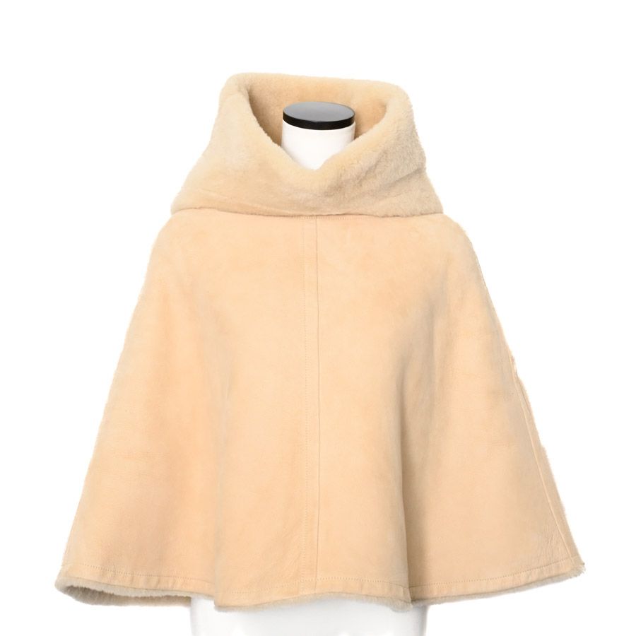 Hermes Outer Poncho Capes & Ponchos Beige