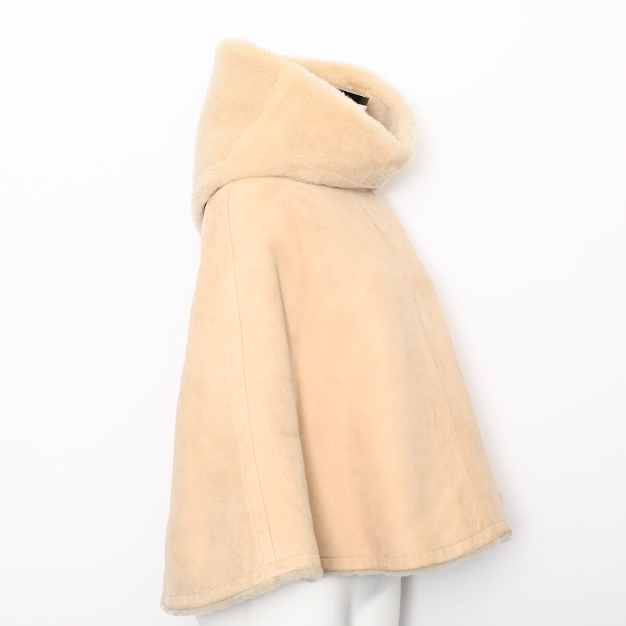 Hermes Outer Poncho Capes & Ponchos Beige — view 2