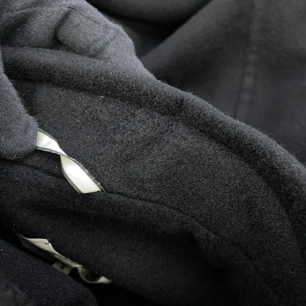 Hermes Coat Double Face Wrap Cashmere 34 Black — view 7