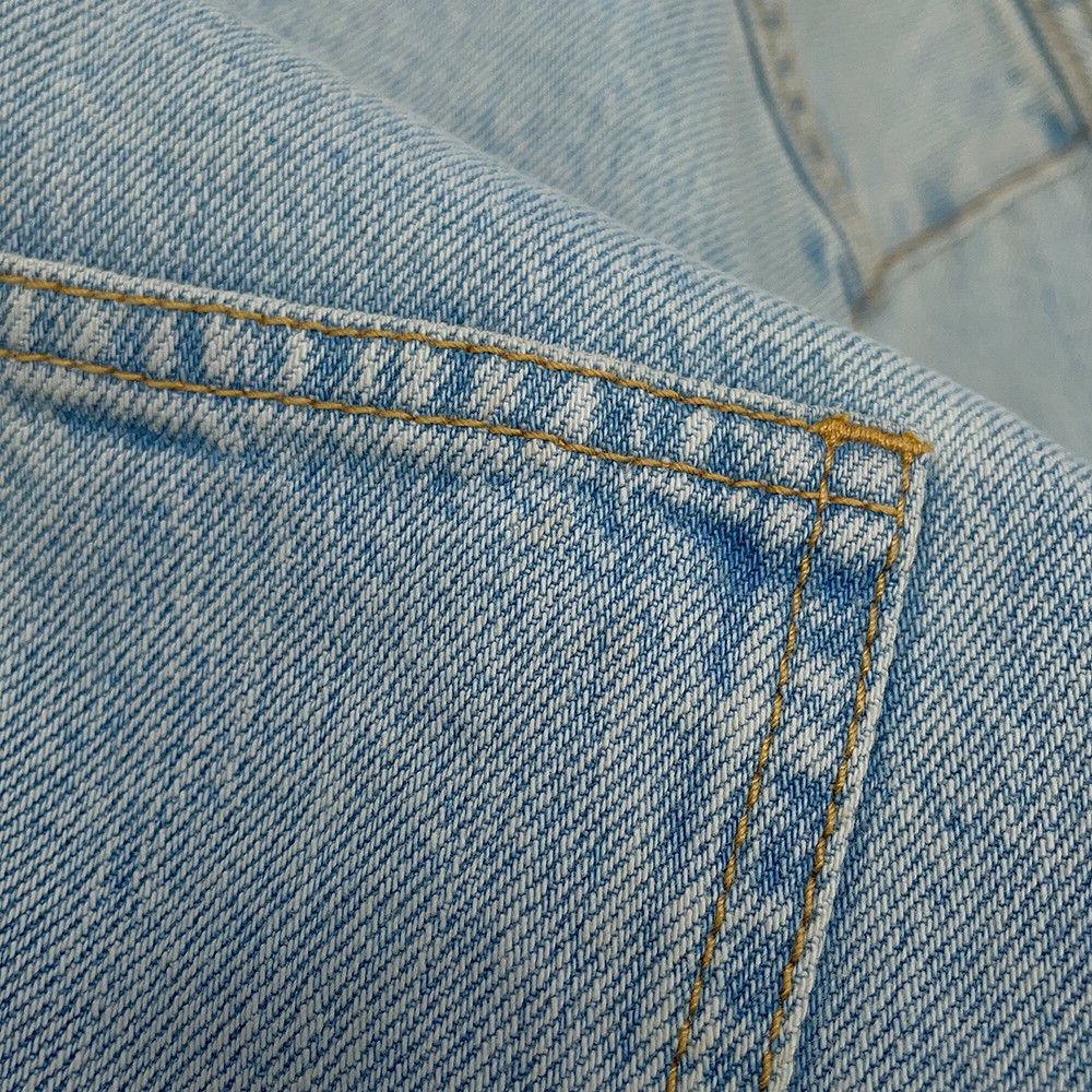 Chanel Jacket Denim Long CC Logo Coco Button Cotton 38 — view 4