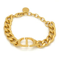 Dior 30 Montaigne Bracelet CD Signature Gold