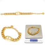 Dior 30 Montaigne Bracelet CD Signature Gold