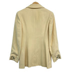Chanel Jacket 38 M Ivory Long Sleeve Autumn Winter — view 2