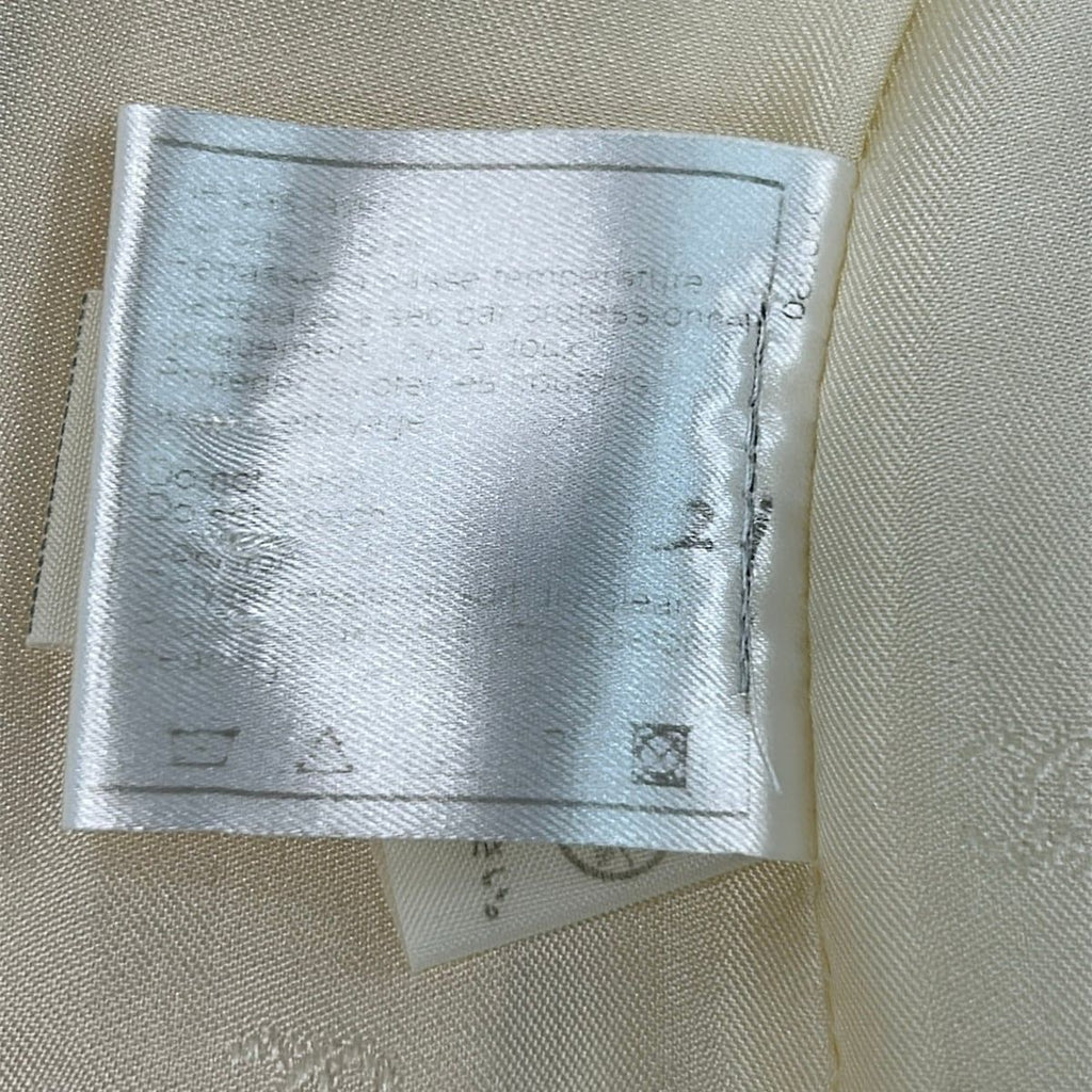 Chanel Jacket 38 M Ivory Long Sleeve Autumn Winter — view 6