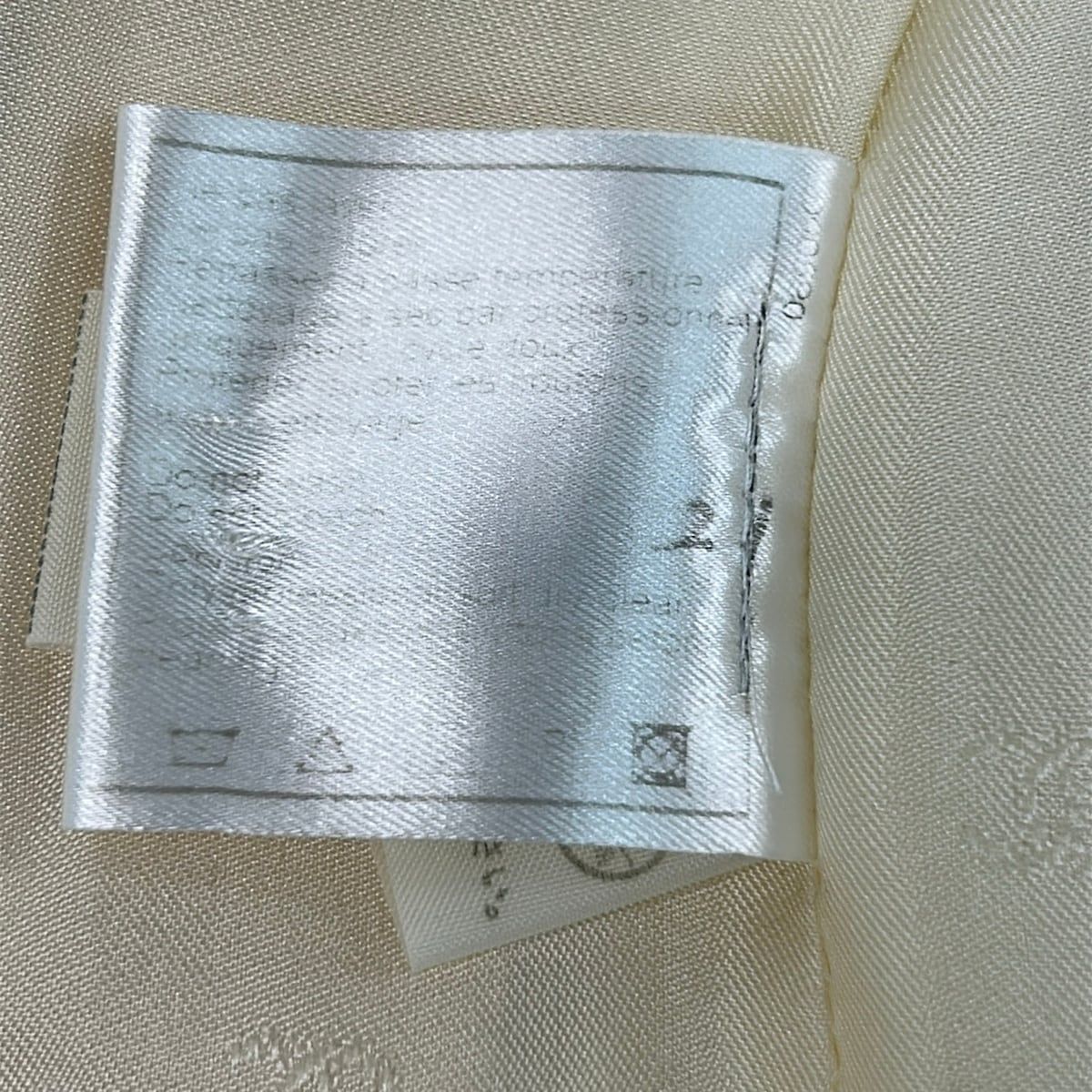 Chanel Jacket 38 M Ivory Long Sleeve Autumn Winter — view 6