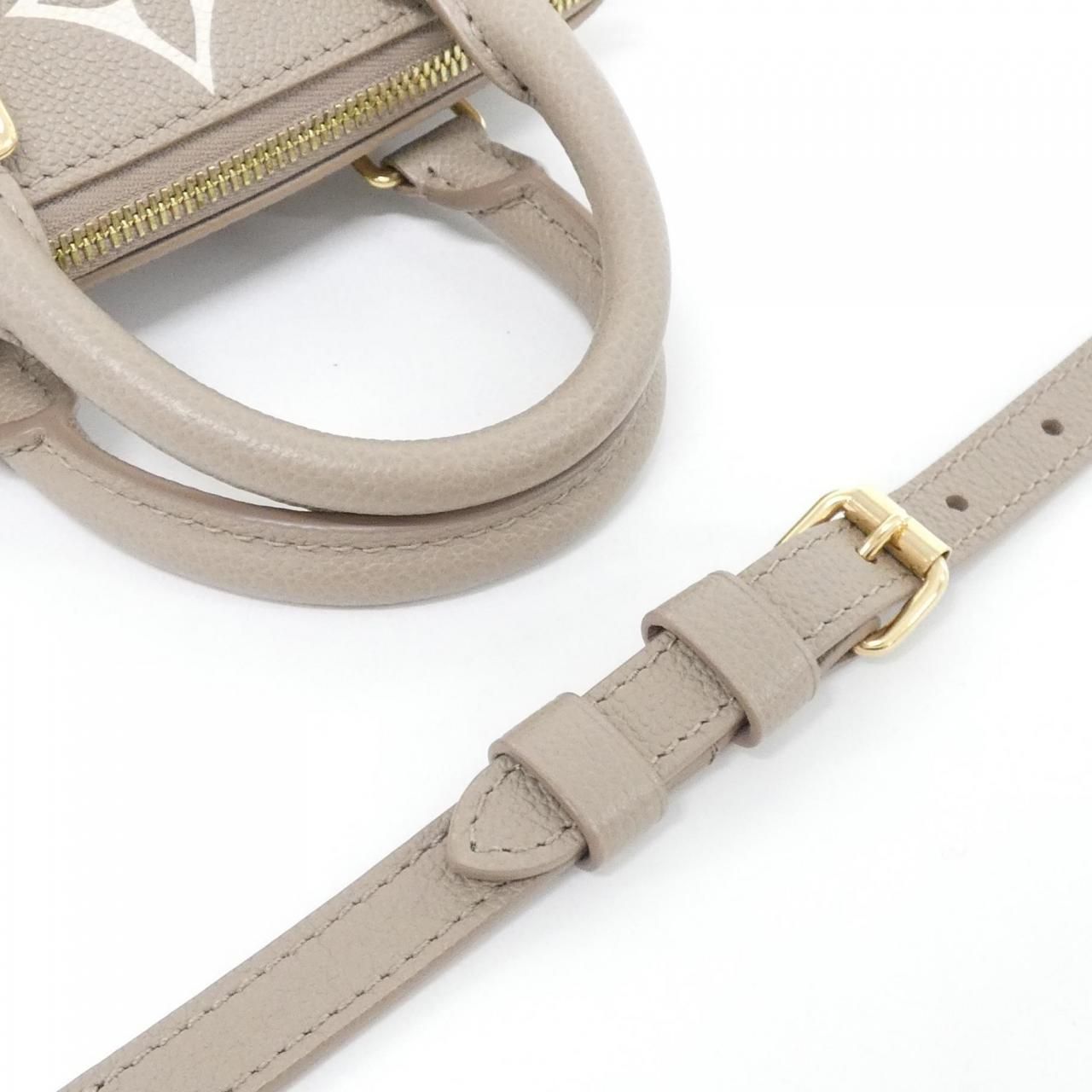 Louis Vuitton Bicolor Monogram Empreinte Speedy Bandouliere 20 Boston Bag