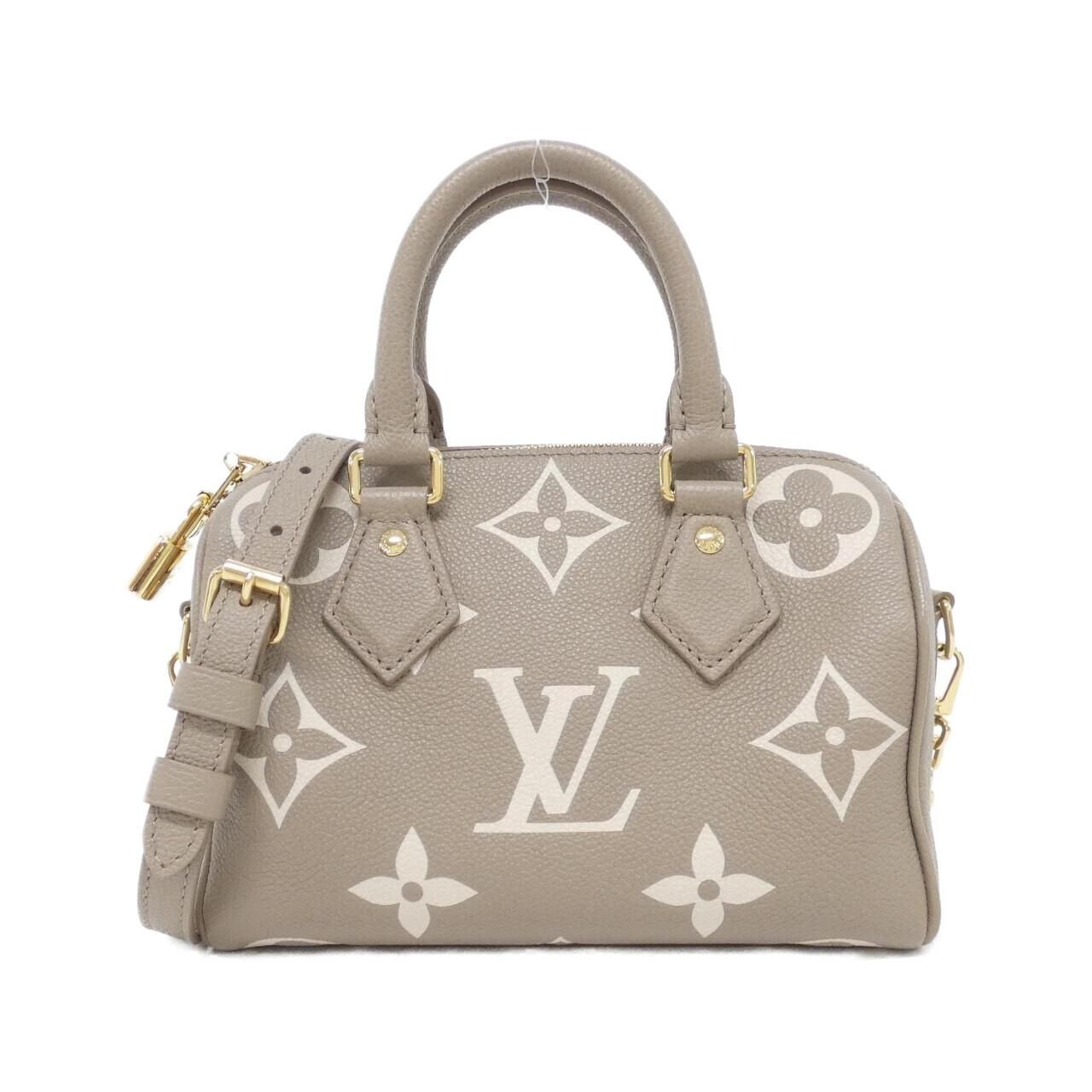 Louis Vuitton Bicolor Monogram Empreinte Speedy Bandouliere 20 Boston Bag