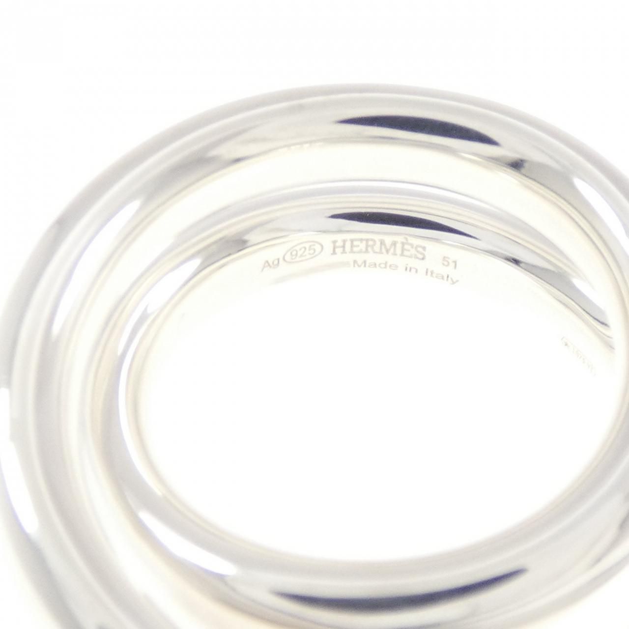 Hermes Vertiges Ring Silver