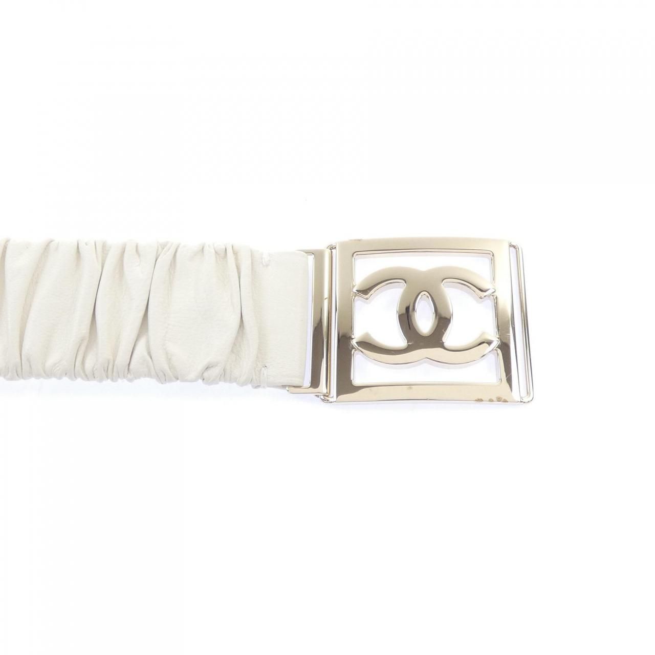 Chanel Belt White