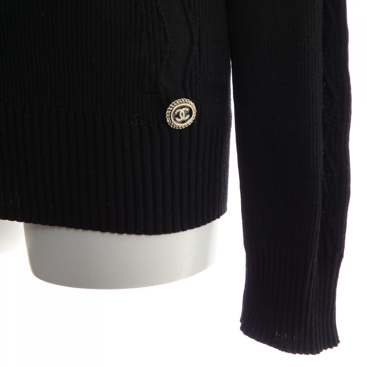 Chanel Knit Sweater Black — view 6