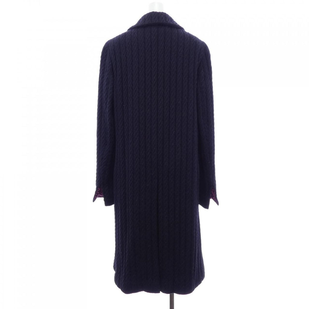 Chanel Vintage Coat Navy — view 2