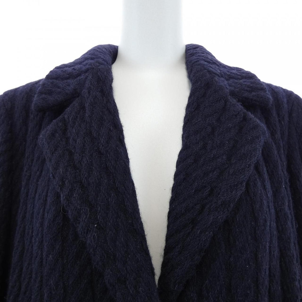 Chanel Vintage Coat Navy — view 5