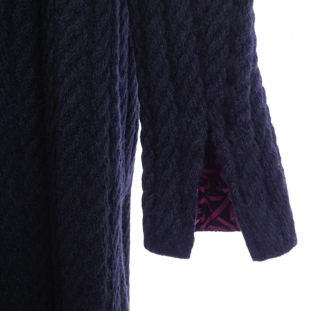 Chanel Vintage Coat Navy — view 6