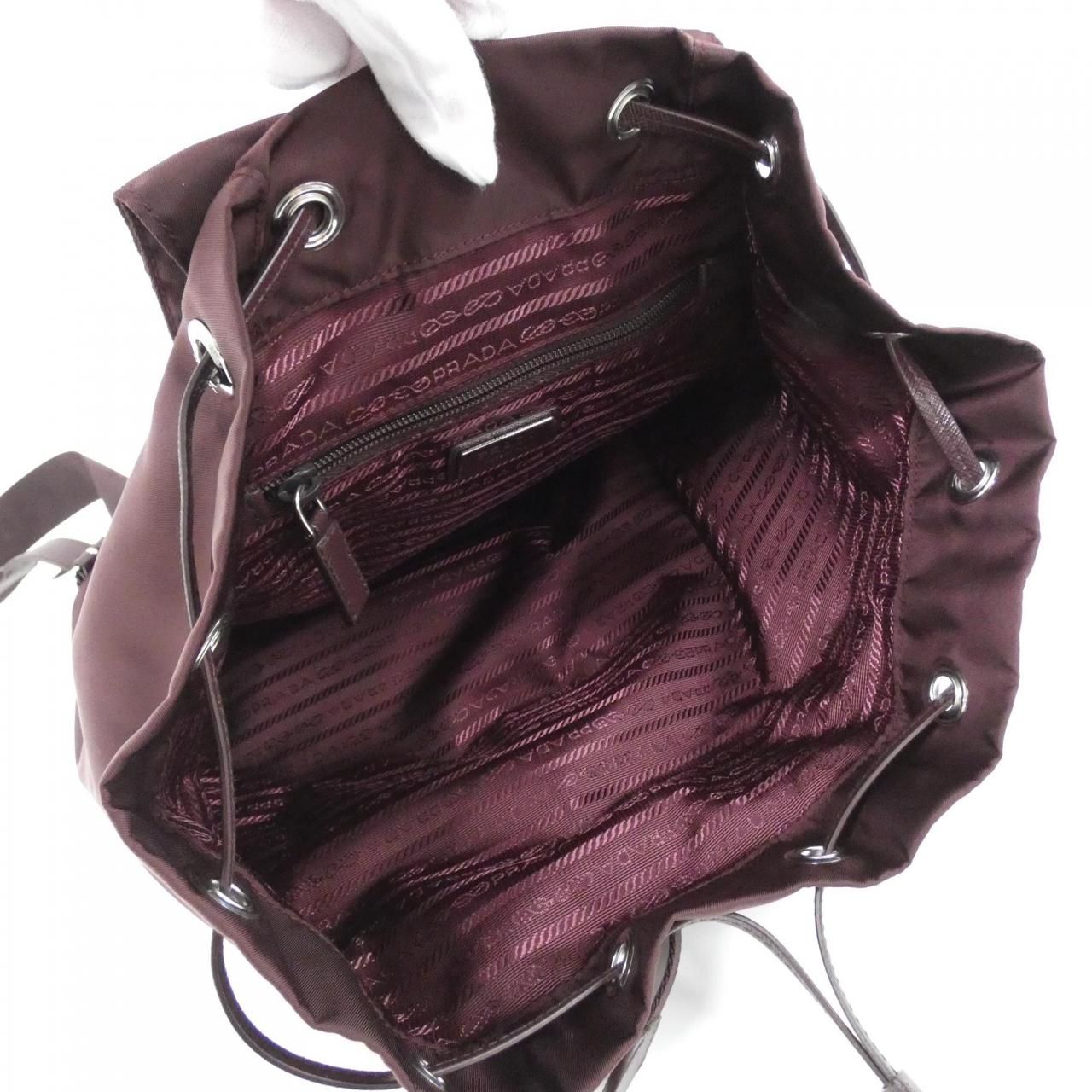 Prada Backpack Burgundy