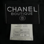 Chanel Vintage Coat Black — view 4
