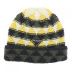 Prada Triangle Logo Knit Cap