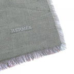 Hermes Stole Scarf Gray