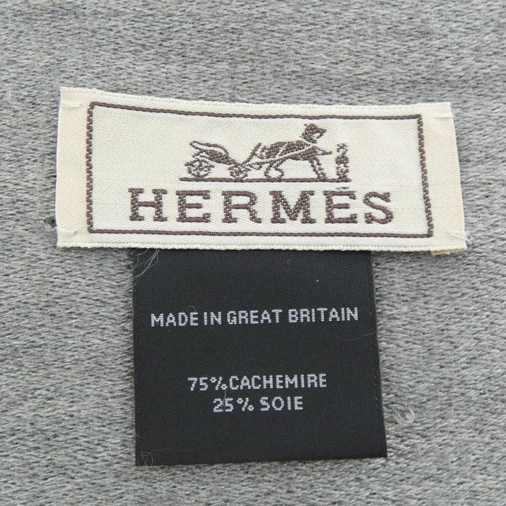 Hermes Stole Scarf Gray