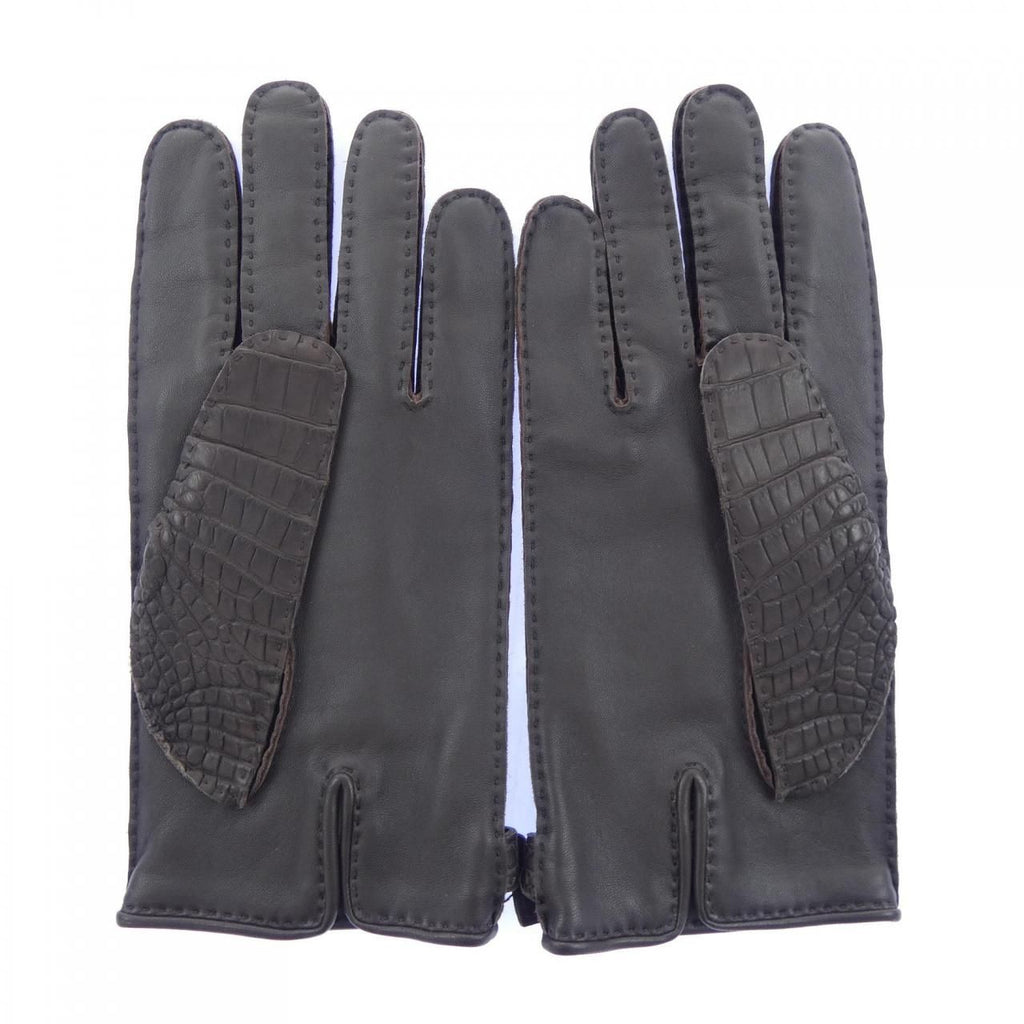 Hermes Glove Brown
